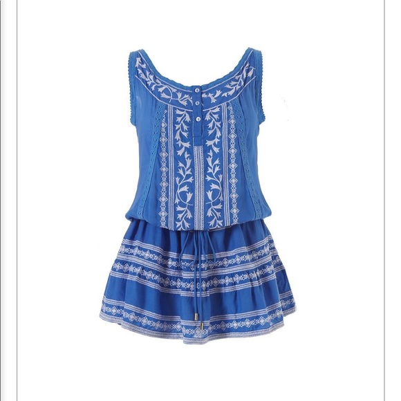 Worn once Melissa odabash JAZ ROYAL BLUE/WHITE D… - Picture 3 of 6